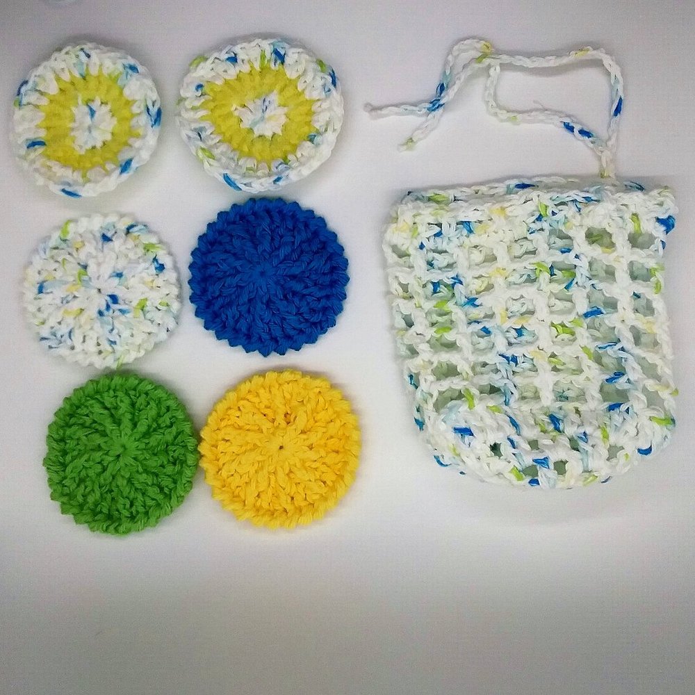 Eco Friendly Facial Pad Set Reusable w/ Bag Summer